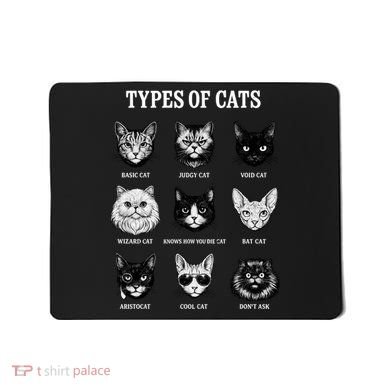 Types Of Cats Mousepad