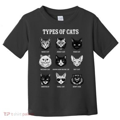 Types Of Cats Toddler T-Shirt