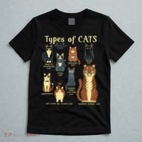 Types Of Cat Funny Comparison Cat Pet Lover Owner T-Shirt thumb 5