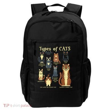 Types Of Cat Funny Comparison Cat Pet Lover Owner Backpack