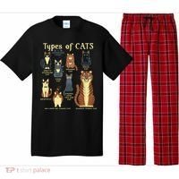 Types Of Cat Funny Comparison Cat Pet Lover Owner Pajama Set thumb 0