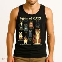 Types Of Cat Funny Comparison Cat Pet Lover Owner Tank Top thumb 3
