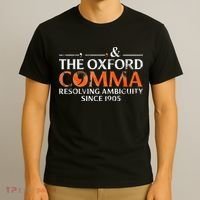 The Oxford Comma Resolving Ambiguity Since 1905 T-Shirt thumb 3