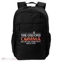 The Oxford Comma Resolving Ambiguity Since 1905 Backpack thumb 0