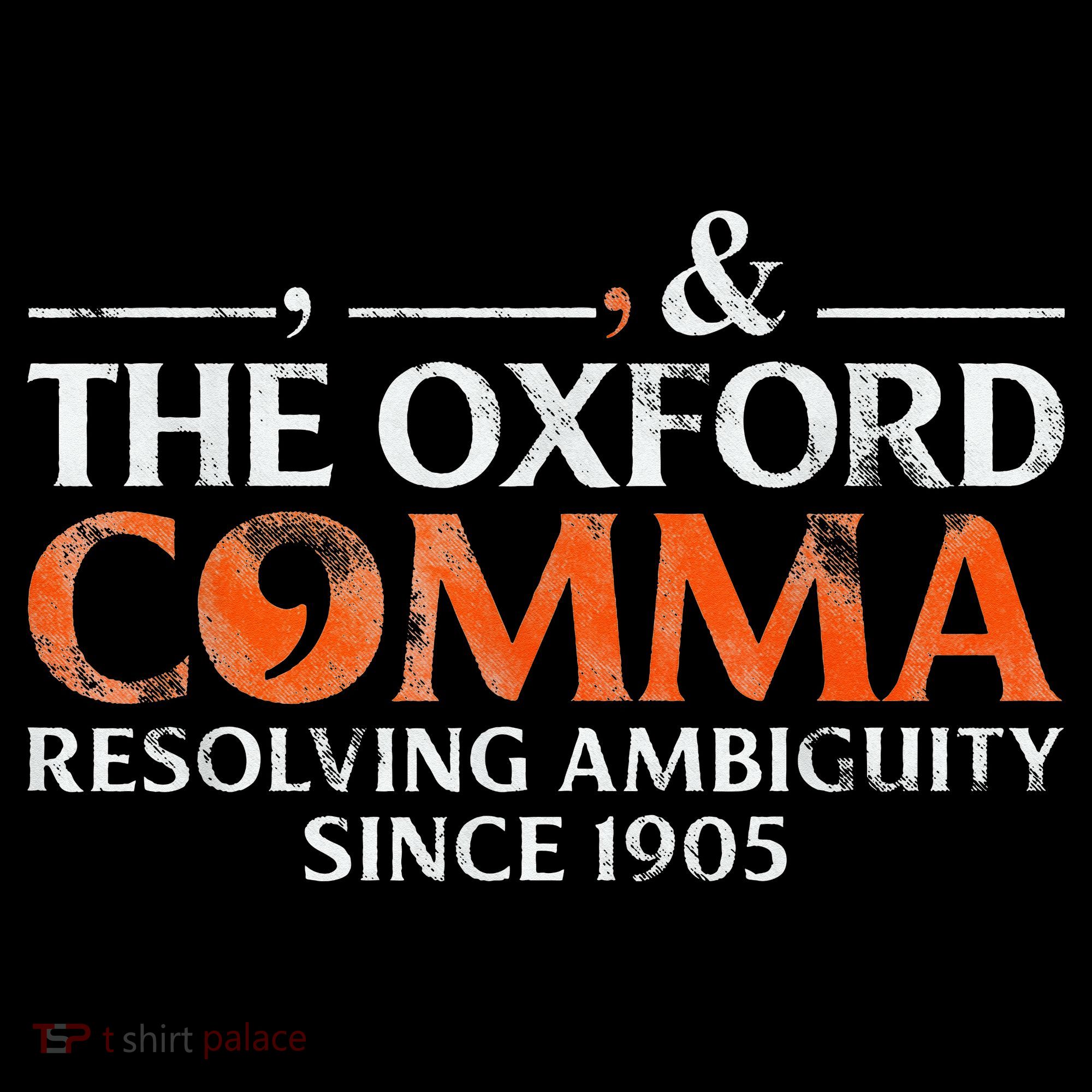 The Oxford Comma Resolving Ambiguity Since 1905 Baby Bodysuit