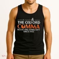 The Oxford Comma Resolving Ambiguity Since 1905 Tank Top thumb 3