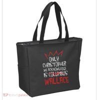 The Only Christopher We Acknowledge Is Wallace Tote Bag thumb 2