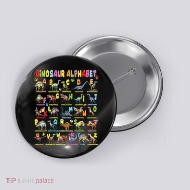 Types Of Dinosaurs Alphabet A-Z ABC Dino Button