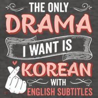 The Only Drama I Want Is Korean With English Subtitles Kpop Women's Tank Top thumb 5