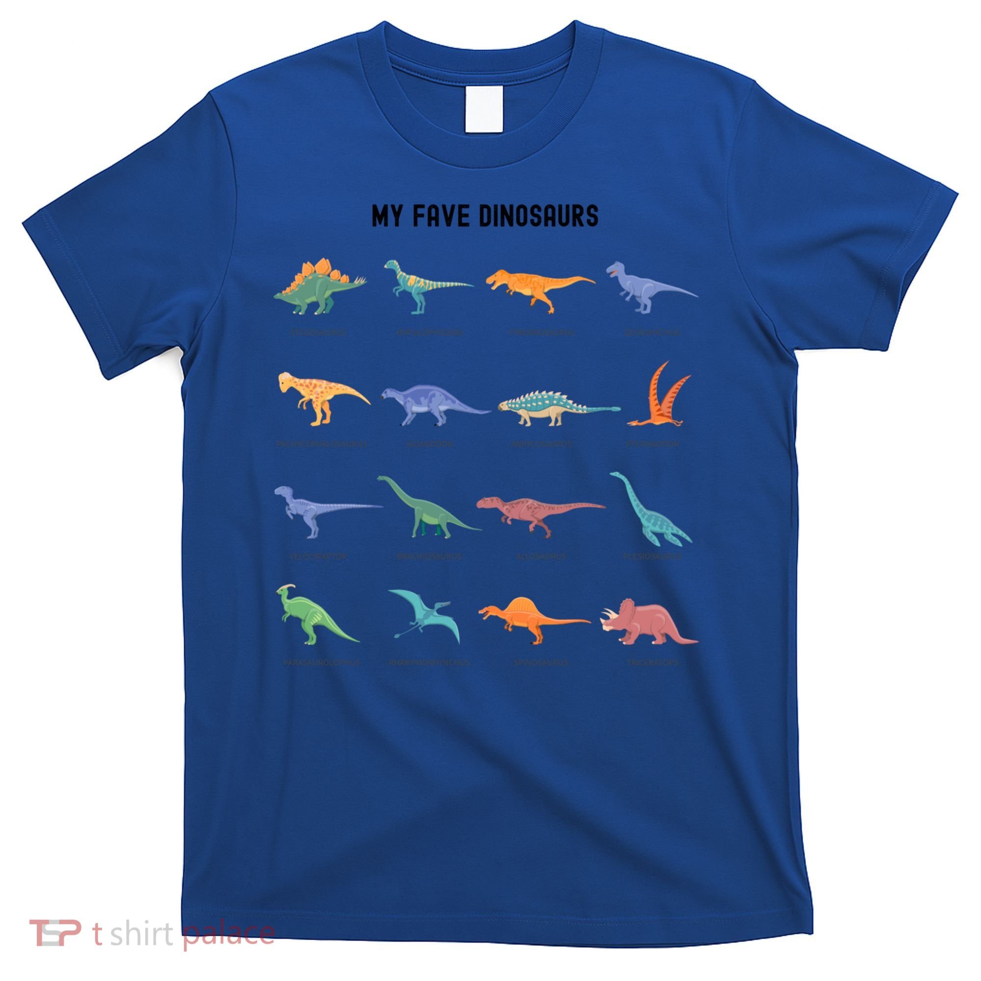 Types Of Dinosaur Dino And Kids Dino Pedia Great Gift T-Shirt