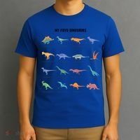 Types Of Dinosaur Dino And Kids Dino Pedia Great Gift T-Shirt thumb 3