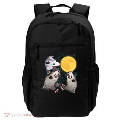 Three Opossum Dead Moon Possum Funny Gift Costumes Dults Gift Backpack