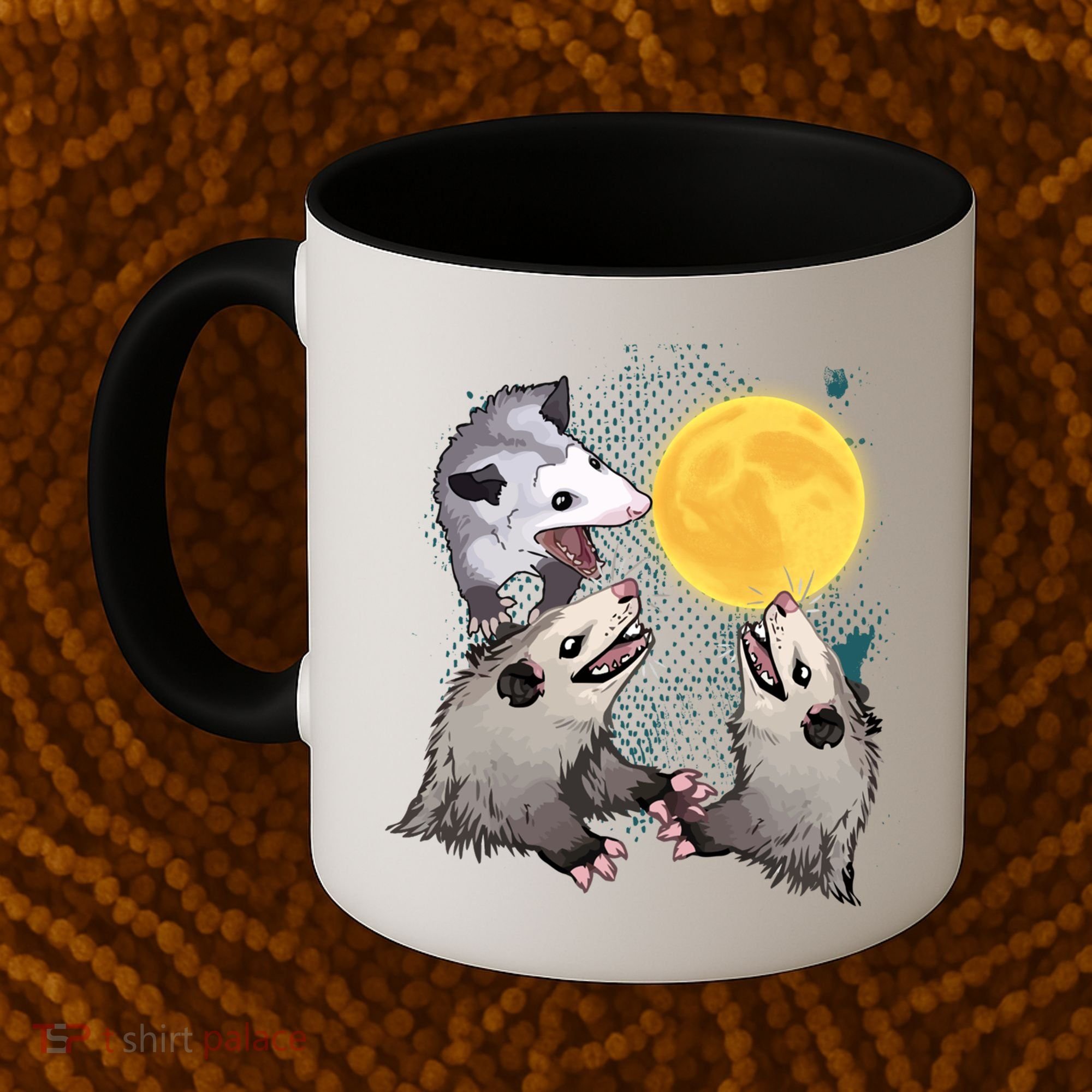 Three Opossum Dead Moon Possum Funny Gift Costumes Dults Gift Coffee Mug