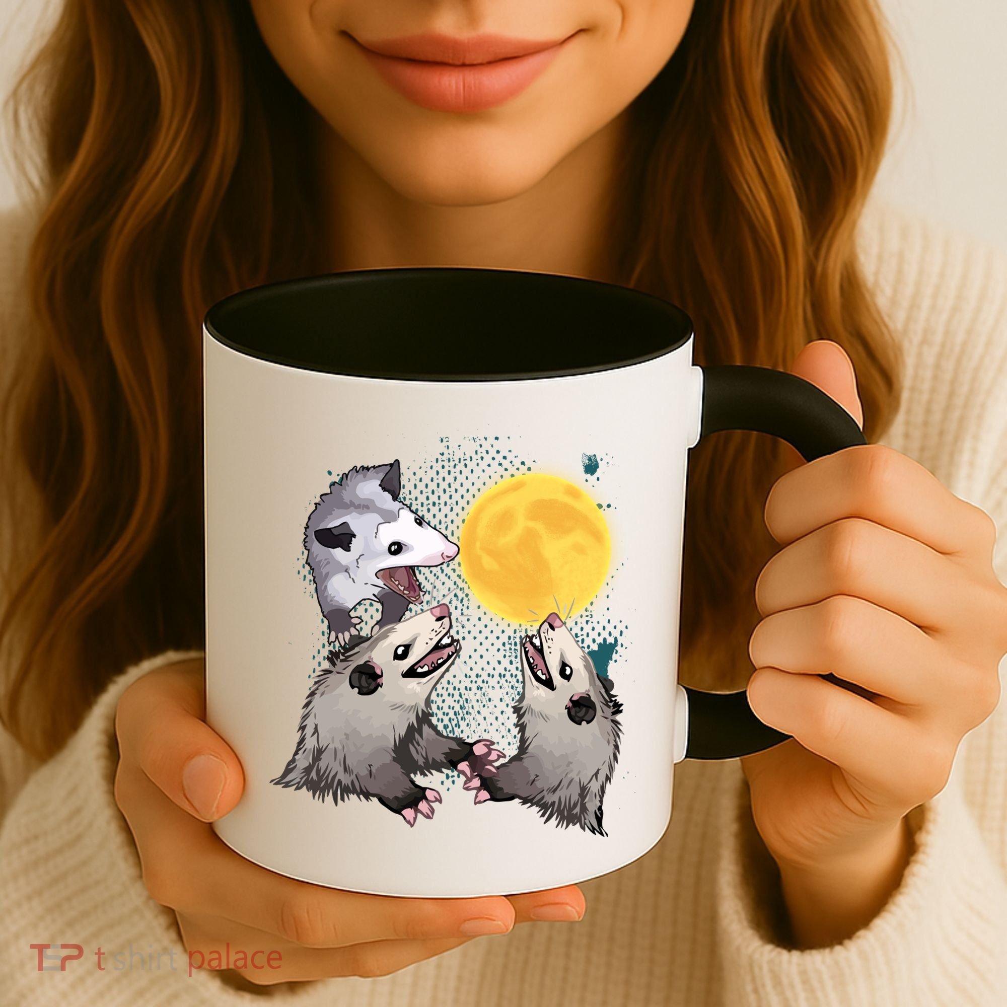 Three Opossum Dead Moon Possum Funny Gift Costumes Dults Gift Coffee Mug