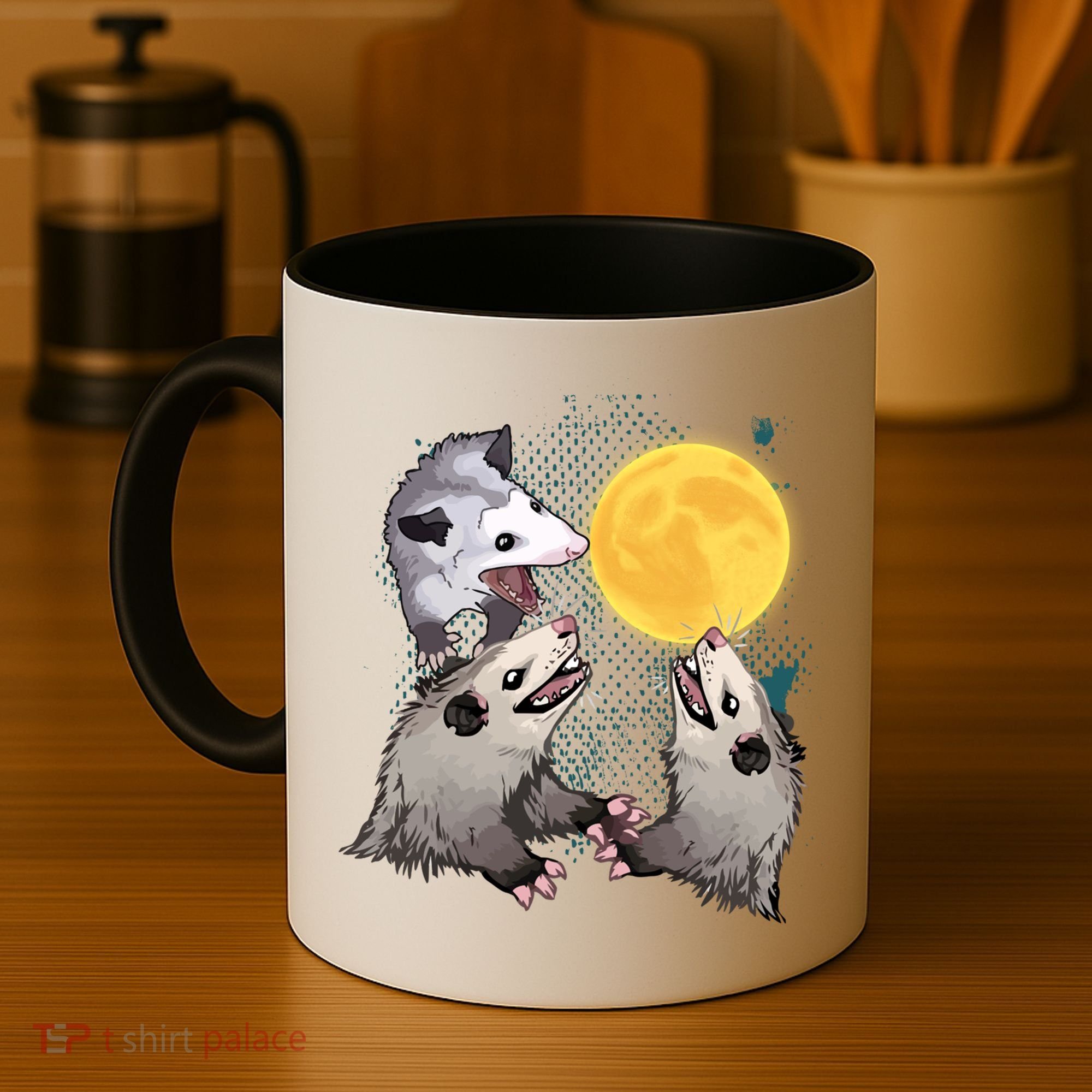 Three Opossum Dead Moon Possum Funny Gift Costumes Dults Gift Coffee Mug