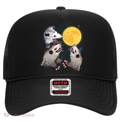 Three Opossum Dead Moon Possum Funny Gift Costumes Dults Gift Hat