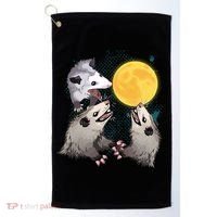 Three Opossum Dead Moon Possum Funny Gift Costumes Dults Gift Golf Towel thumb 0
