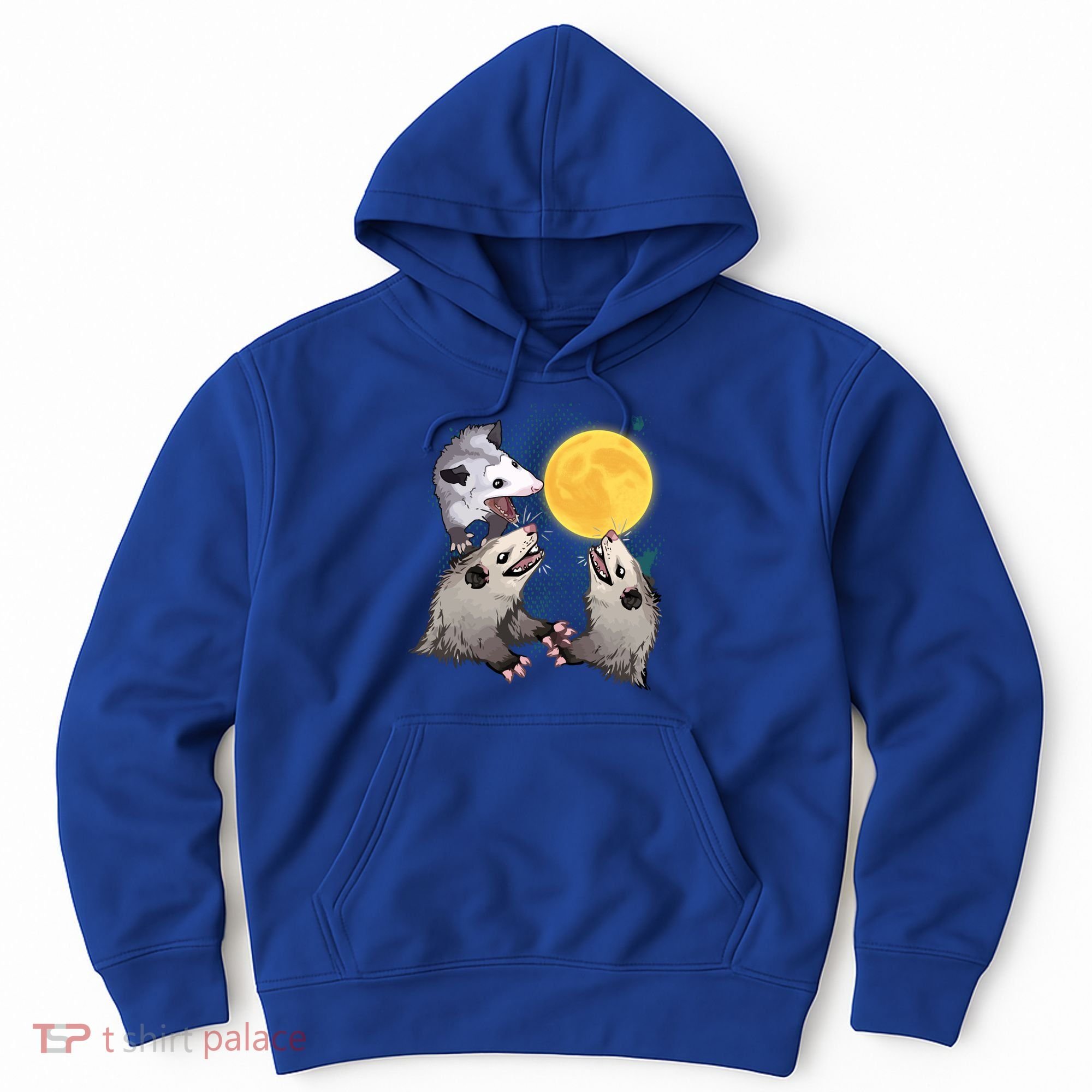 Three Opossum Dead Moon Possum Funny Gift Costumes Dults Gift Hoodie