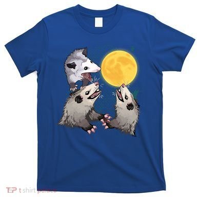 Three Opossum Dead Moon Possum Funny Gift Costumes Dults Gift T-Shirt