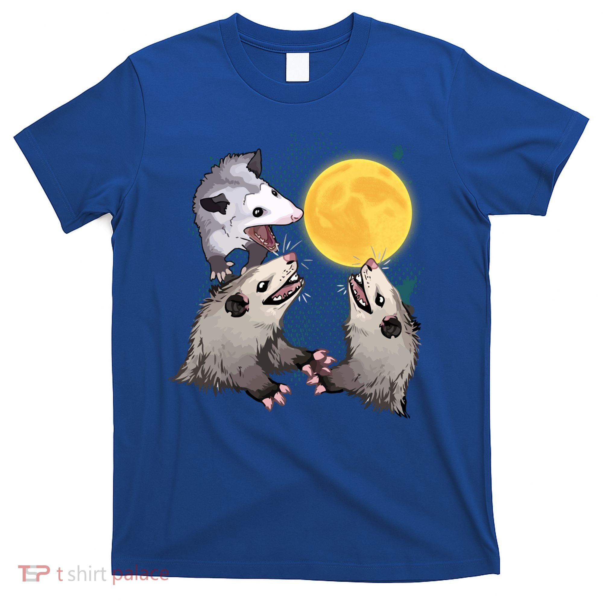Three Opossum Dead Moon Possum Funny Gift Costumes Dults Gift T-Shirt
