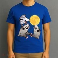 Three Opossum Dead Moon Possum Funny Gift Costumes Dults Gift T-Shirt thumb 3