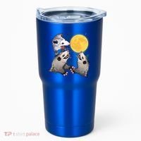 Three Opossum Dead Moon Possum Funny Gift Costumes Dults Gift Tumbler thumb 0