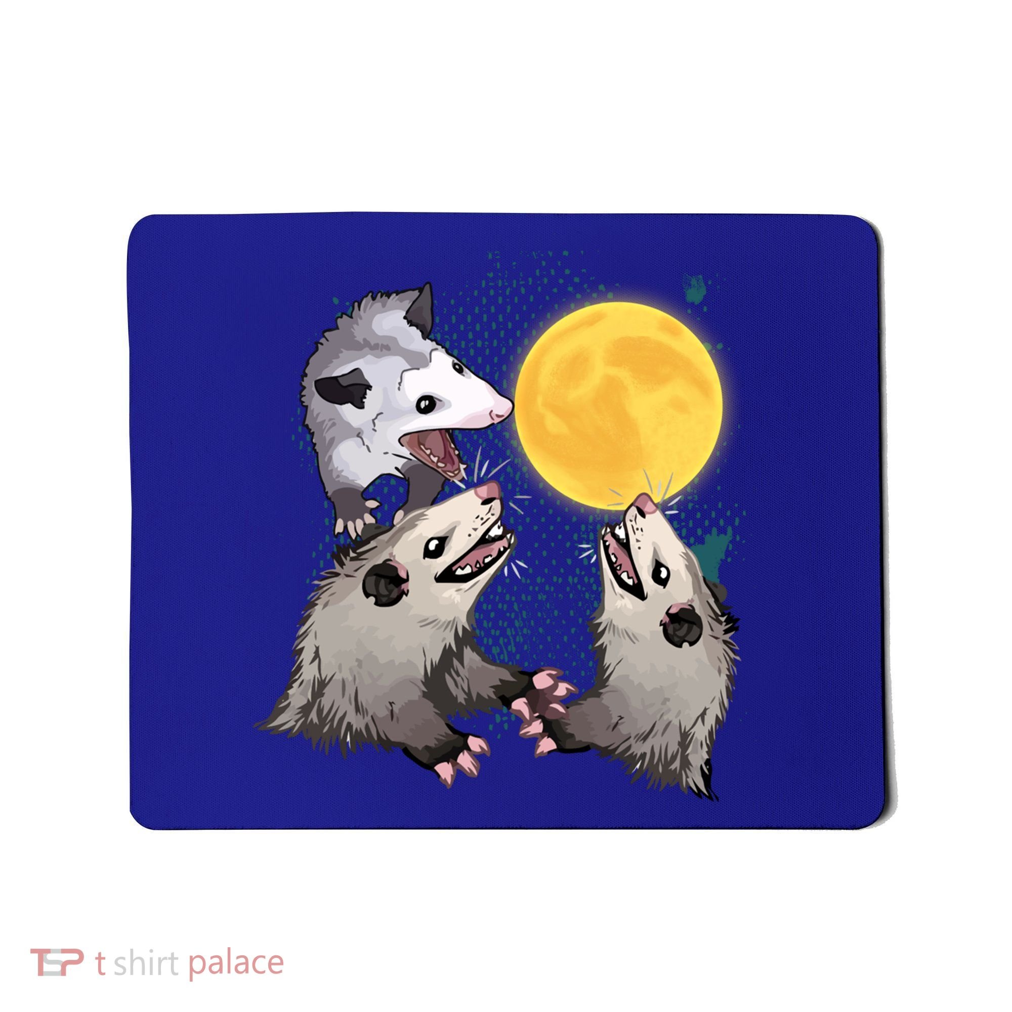 Three Opossum Dead Moon Possum Funny Gift Costumes Dults Gift Mousepad