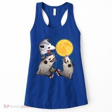 Three Opossum Dead Moon Possum Funny Gift Costumes Dults Gift Women's Tank Top