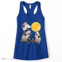 Three Opossum Dead Moon Possum Funny Gift Costumes Dults Gift Women's Tank Top thumb 0