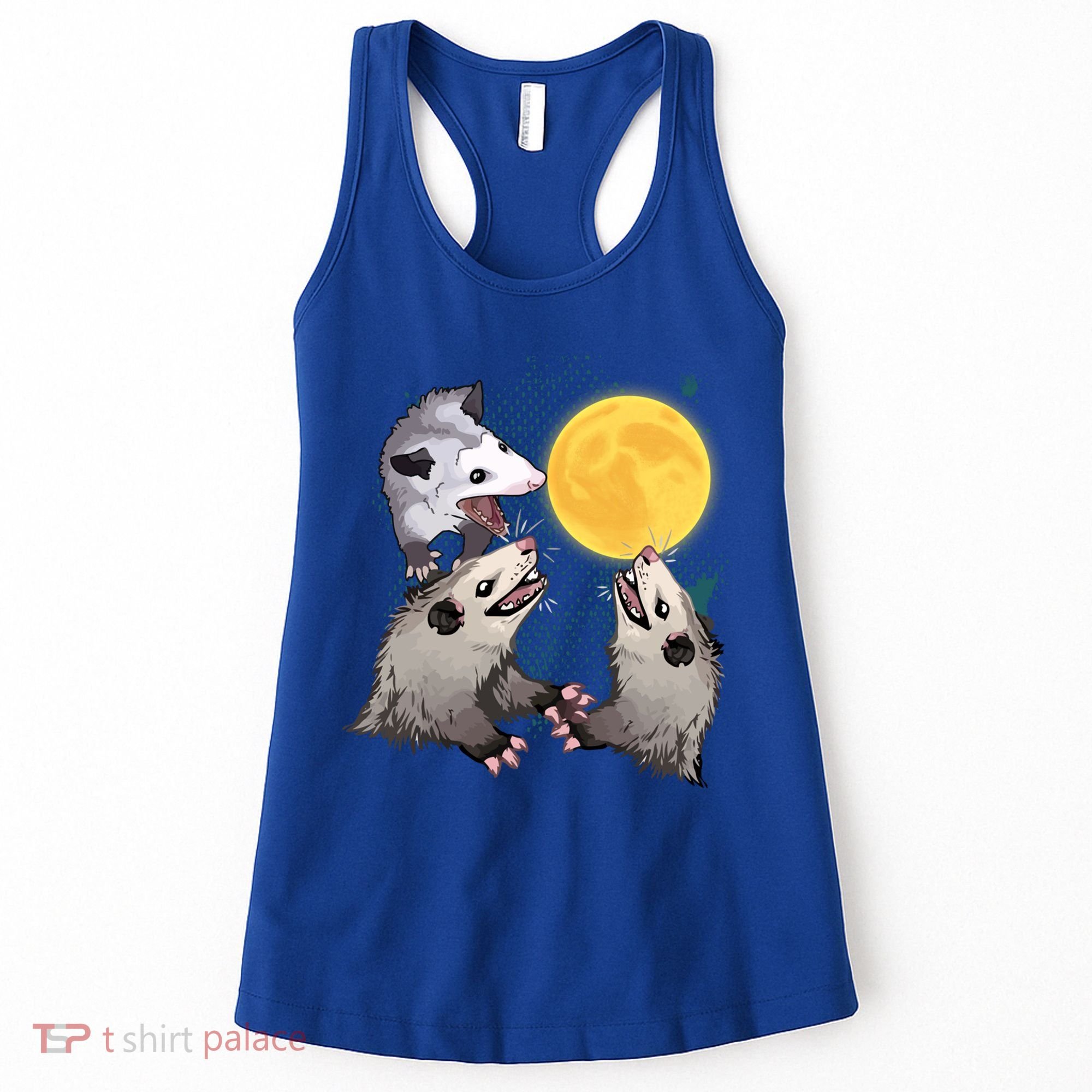 Three Opossum Dead Moon Possum Funny Gift Costumes Dults Gift Women's Tank Top