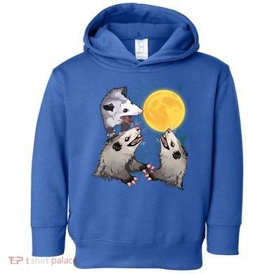Three Opossum Dead Moon Possum Funny Gift Costumes Dults Gift Toddler Hoodie