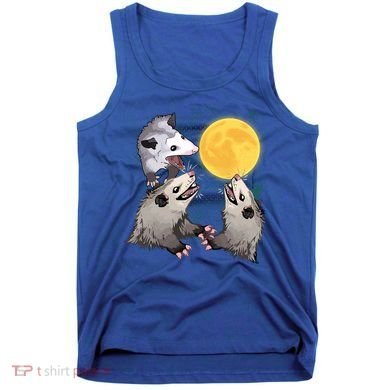 Three Opossum Dead Moon Possum Funny Gift Costumes Dults Gift Tank Top