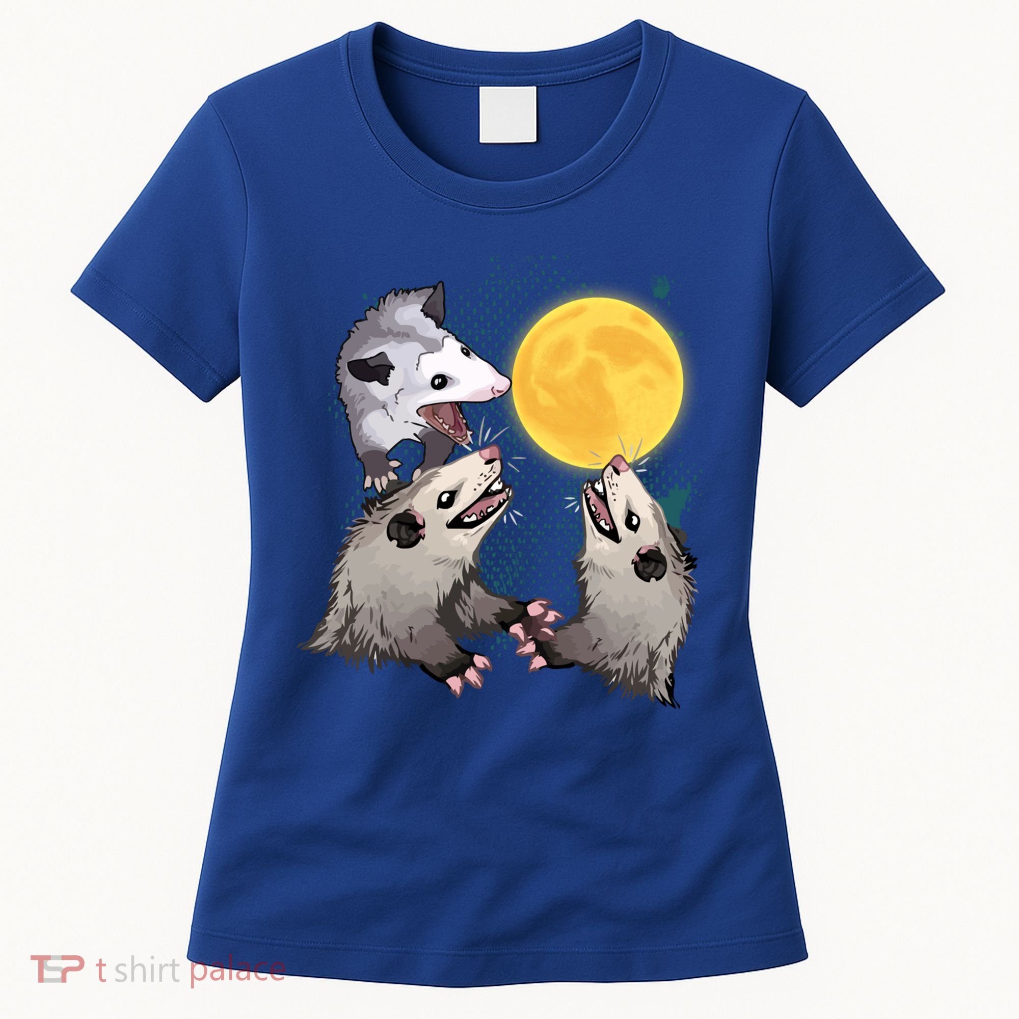 Three Opossum Dead Moon Possum Funny Gift Costumes Dults Gift Women's T-Shirt