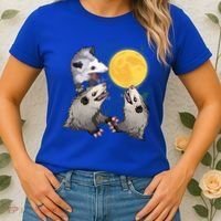 Three Opossum Dead Moon Possum Funny Gift Costumes Dults Gift Women's T-Shirt thumb 2