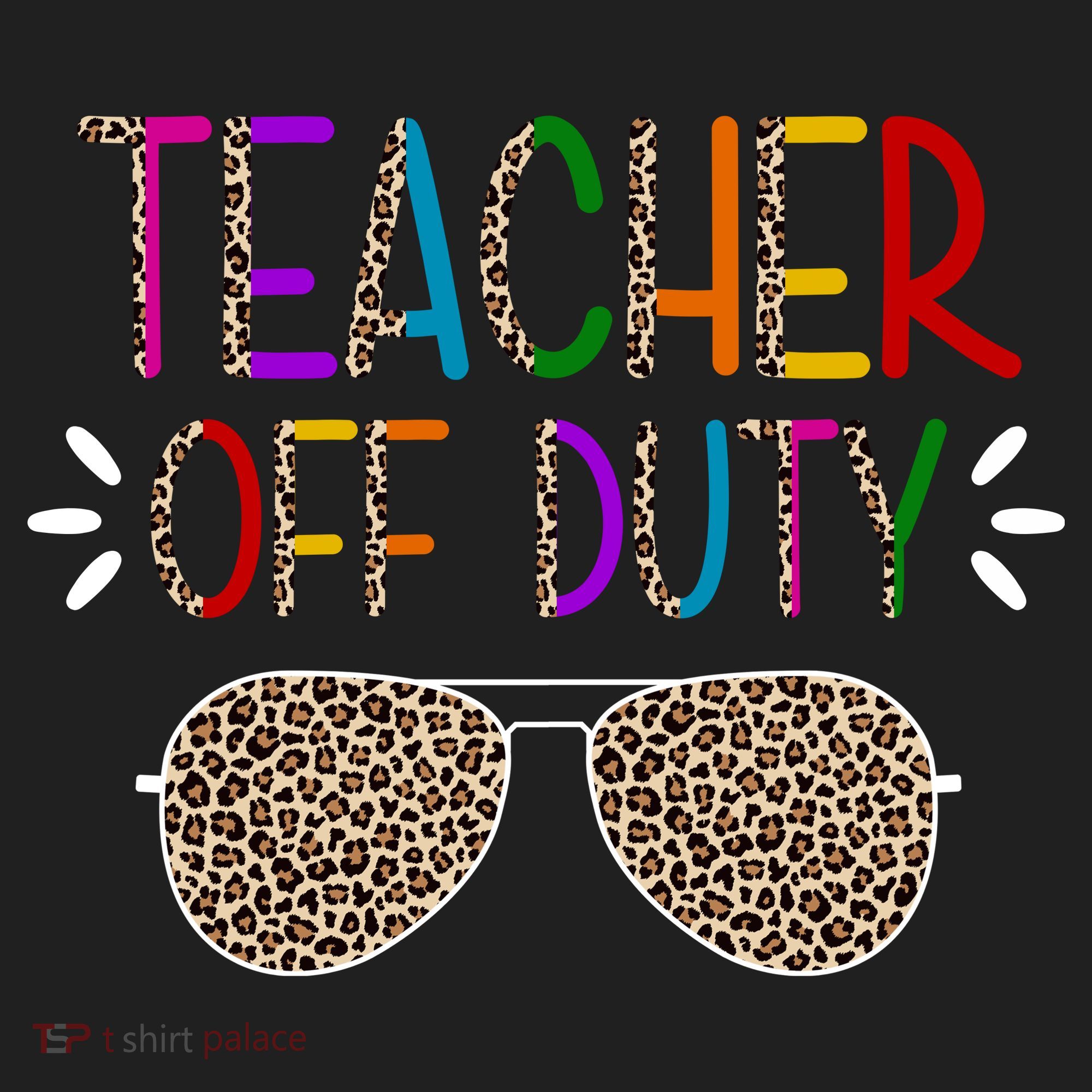 Teacher Off Duty Summer Break Cheetah Women's Sweatshirt