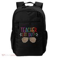 Teacher Off Duty Summer Break Cheetah Backpack thumb 0