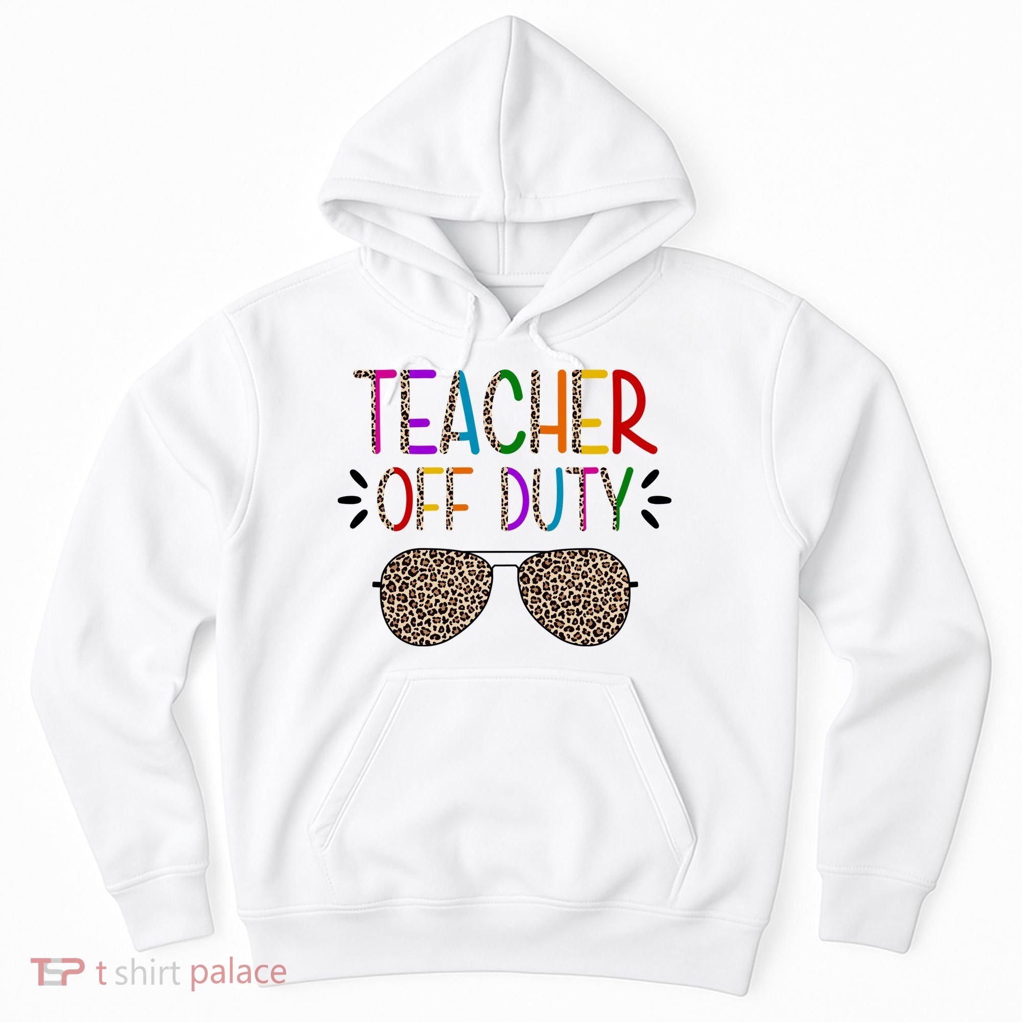 Teacher Off Duty Summer Break Cheetah Hoodie