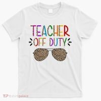 Teacher Off Duty Summer Break Cheetah T-Shirt thumb 0