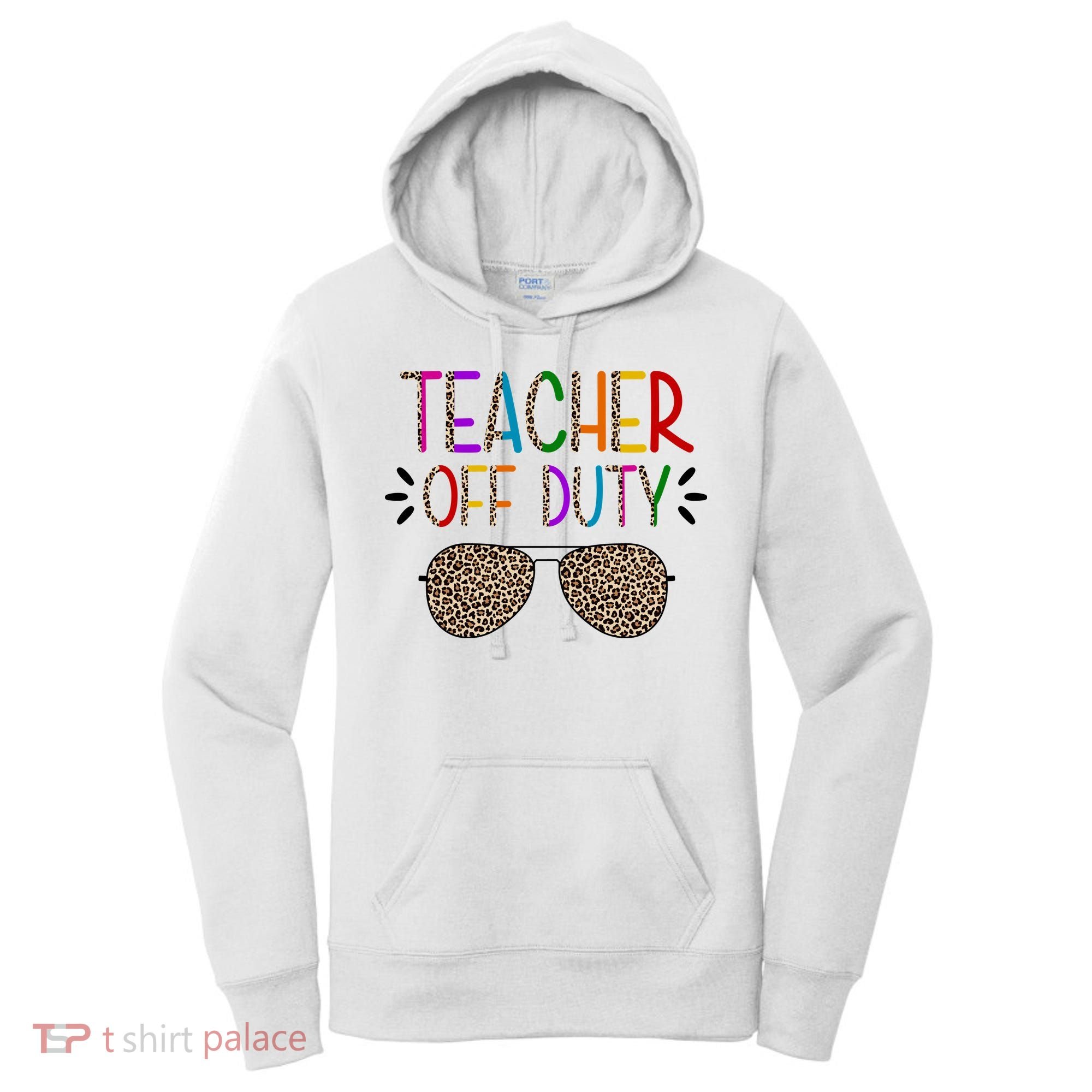 Teacher Off Duty Summer Break Cheetah Women's Hoodie
