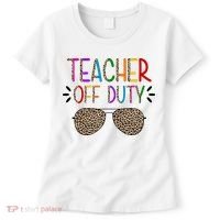 Teacher Off Duty Summer Break Cheetah Women's T-Shirt thumb 0