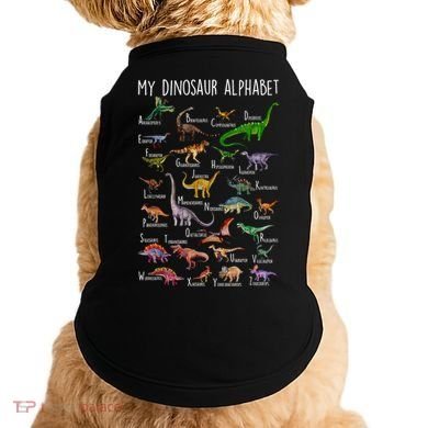 Types Of Dinosaurs Alphabet A Z Abc Dino Rex Identification Doggie Tank