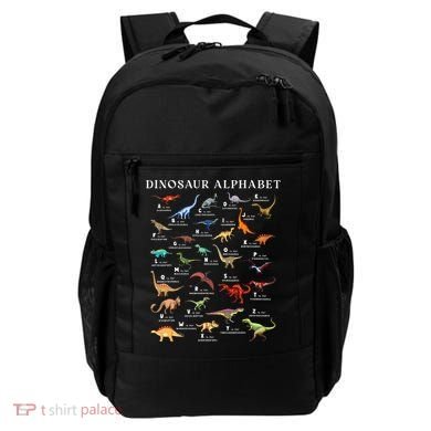 Types Of Dinosaurs Alphabet Abc Dino Identification Az Backpack