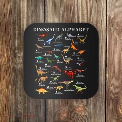 Types Of Dinosaurs Alphabet Abc Dino Identification Az Coaster