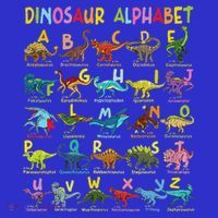 Types Of Dinosaurs Alphabet A Z ABC Dino Identification  T-Shirt thumb 7
