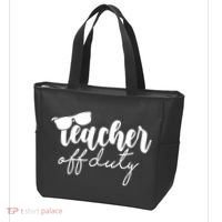 Teacher Off Duty Summer Break Tote Bag thumb 3