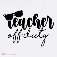 Teacher Off Duty Summer Break Doggie Tank thumb 4