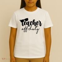 Teacher Off Duty Summer Break T-Shirt thumb 4