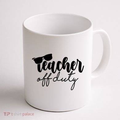 Teacher Off Duty Summer Break Coffee Mug back