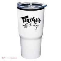 Teacher Off Duty Summer Break Tumbler thumb 0