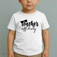 Teacher Off Duty Summer Break Toddler T-Shirt thumb 2